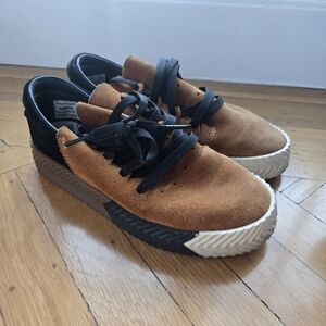 Adidas X Alexander Wang Brown and Black Suede Sneakers